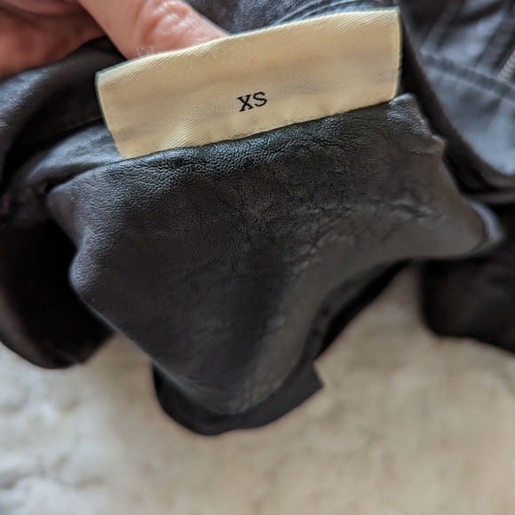 Noisy MAY faux leather moto biker jacket vest black women's xs - Picture 7 of 16